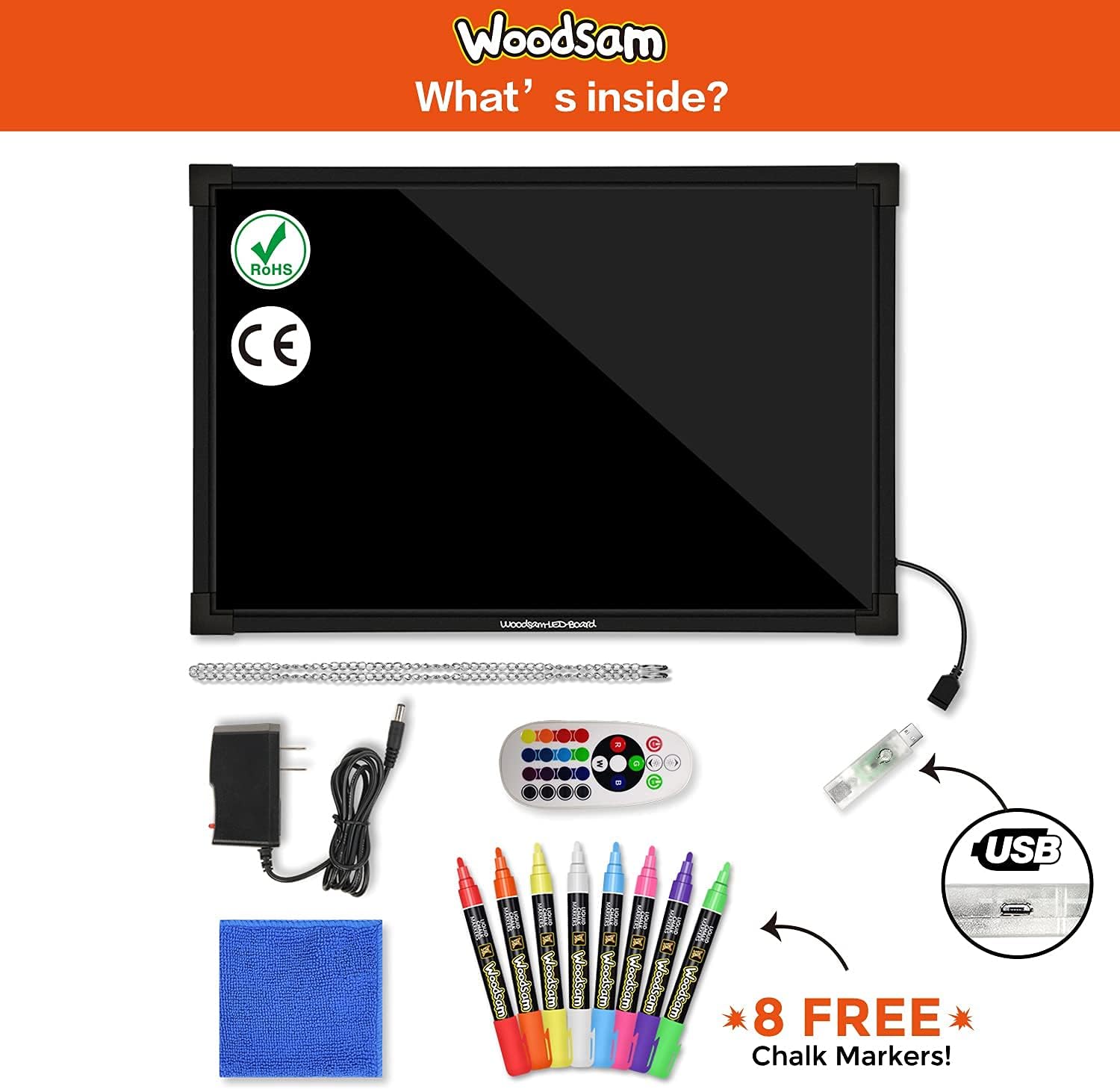 32''x24'' Large LED Writing Board with Remote Control (2014 Version)